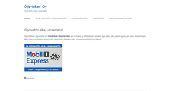 Desktop Screenshot of oljyjokeri.fi